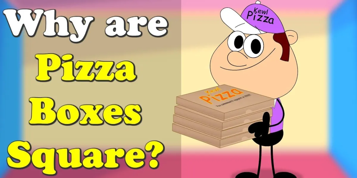 why are pizza boxes square